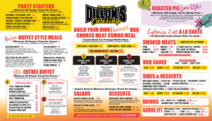 2026 Dillon's KC BBQ Catering Menu 2