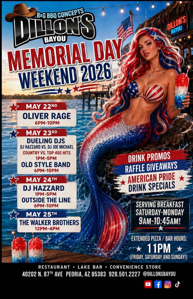 2026 Memorial Day Weekend at Dillon's at Pleasant Harbor Marina