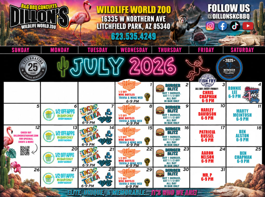 2026 July Zoo 2026 July Zoo