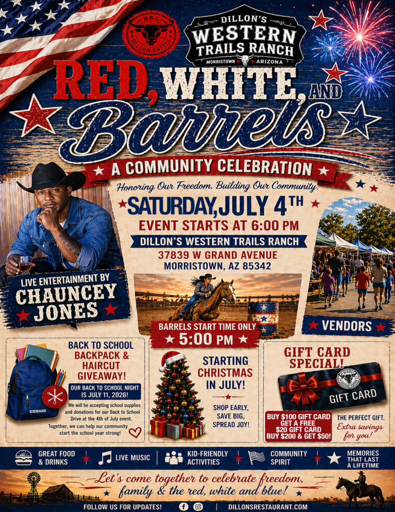 2026 Western Trails Ranch July 4th, 2026 2026 Western Trails Ranch July 4th, 2026