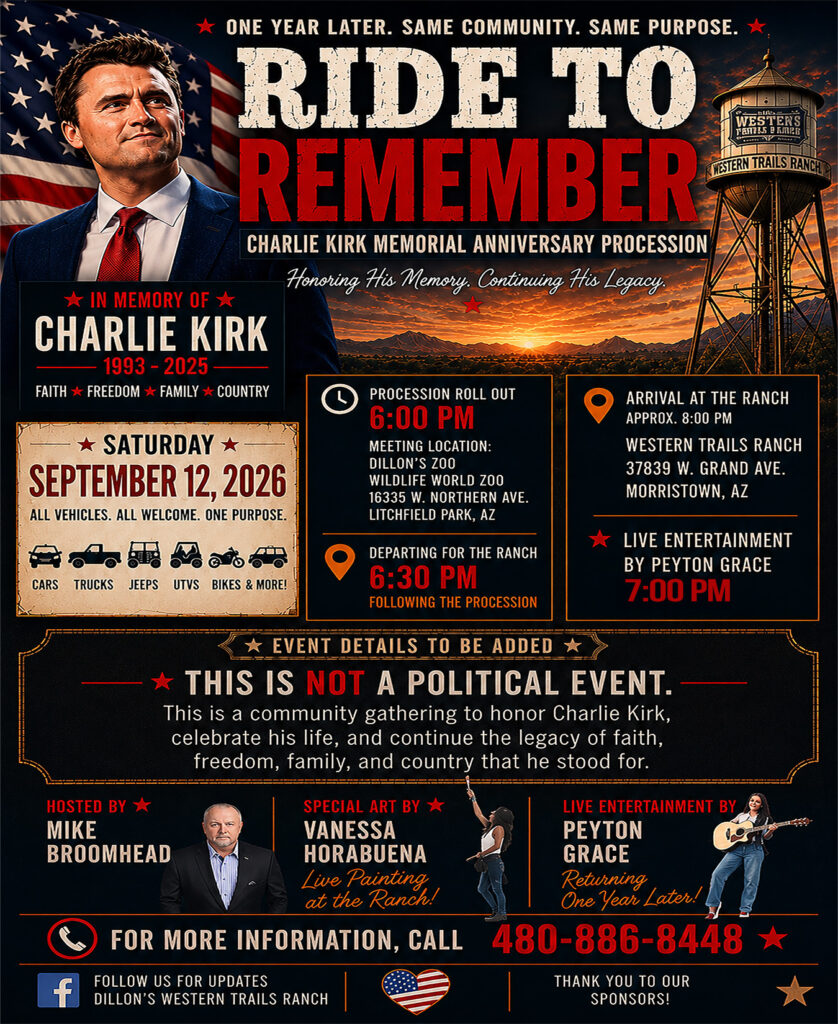 2026 Charlie Kirk 4.5x5.5